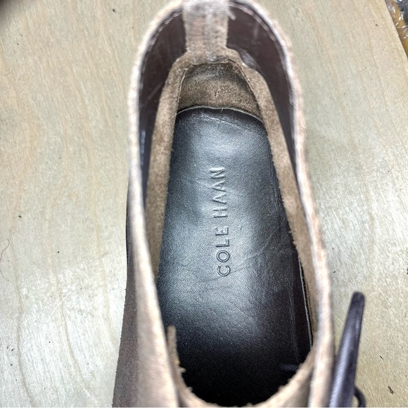 *Cole Haan | Paul Distressed Suede Desert Boots in Brown C09565 Size 10 - Picture 9 of 15